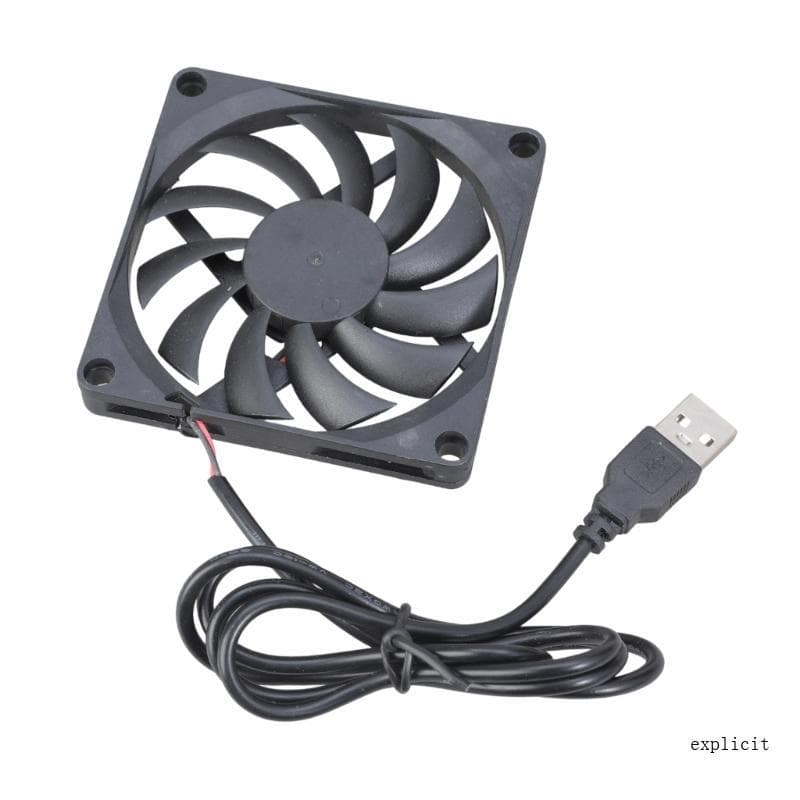 Exp 80mm Rolamento Hidráulico PC Ventilador Refrigeração 5V USB Power 93cm Para Impressoras 3D