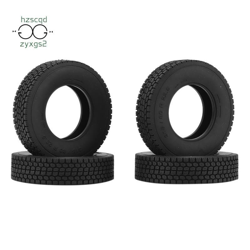 4 Unidades 1.55 Pneus Para Peças De Atualização De Caminhão Trator De Reboque 1/14 RC OA