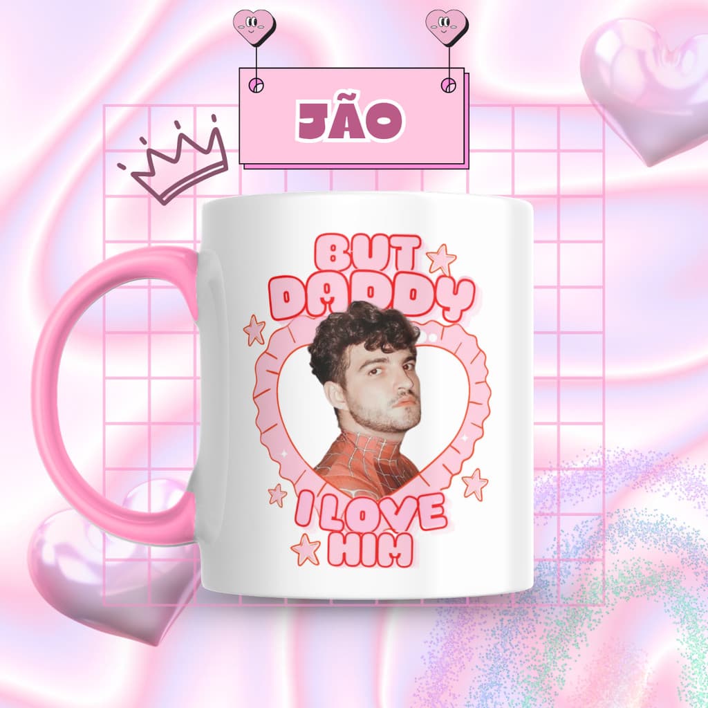 Caneca Xicara Porcelana 325ml Jão Memórias Póstumas Fã Personalizada Presente Decoração Casa