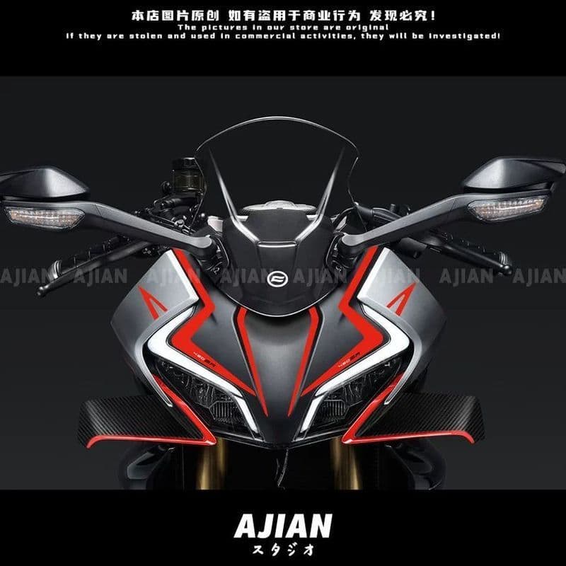 Adesivo Refletivo para CFMOTO 450SR Carenagem Frontal Racing Impermeável Personalizado