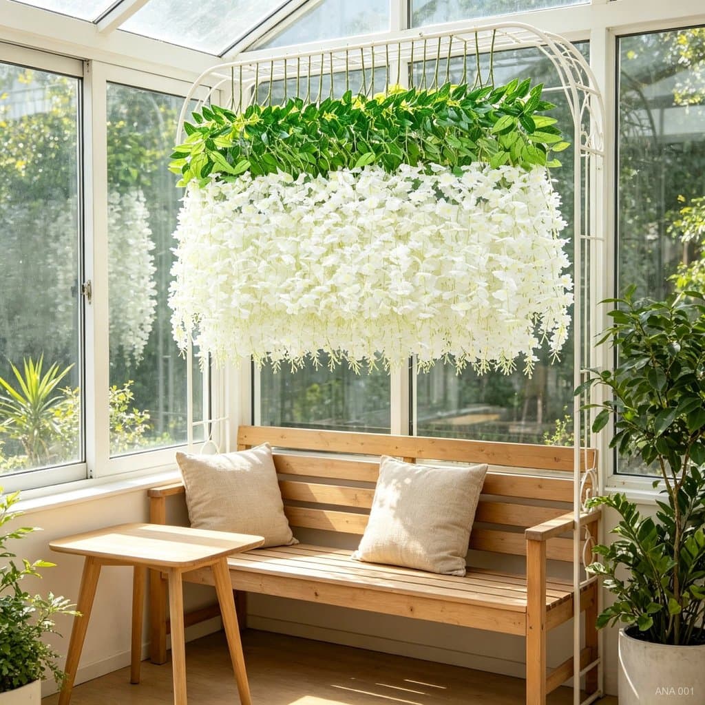 12/24/36 Pcs Creeper De Flores Artificiais Durável Resistente Decora Oculta Armazenamento Fácil Variedades