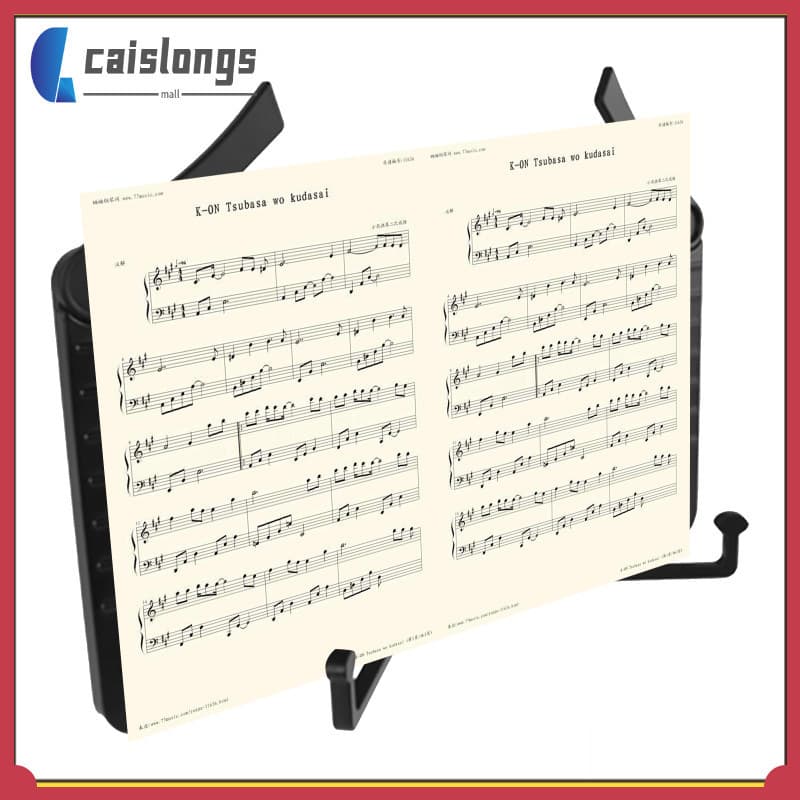 🎹 piano Suporte para leitura de livros Black resistente 1Pack