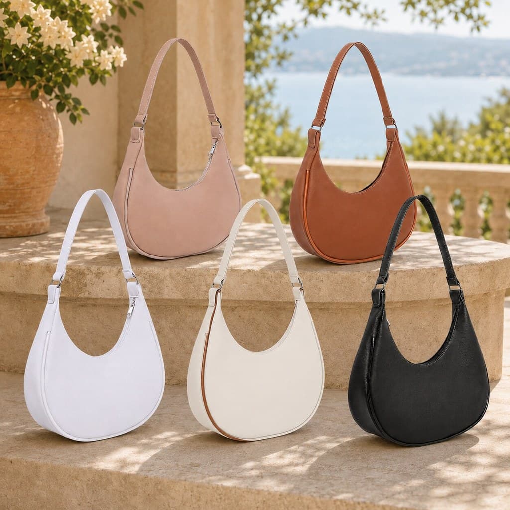 BOLSA FEMININA DE OMBRO BOLSA FEMININA DE MÂO MEIA LUA  LANÇAMENTO EM NOSSA LOJA ENVIO IMEDIATO