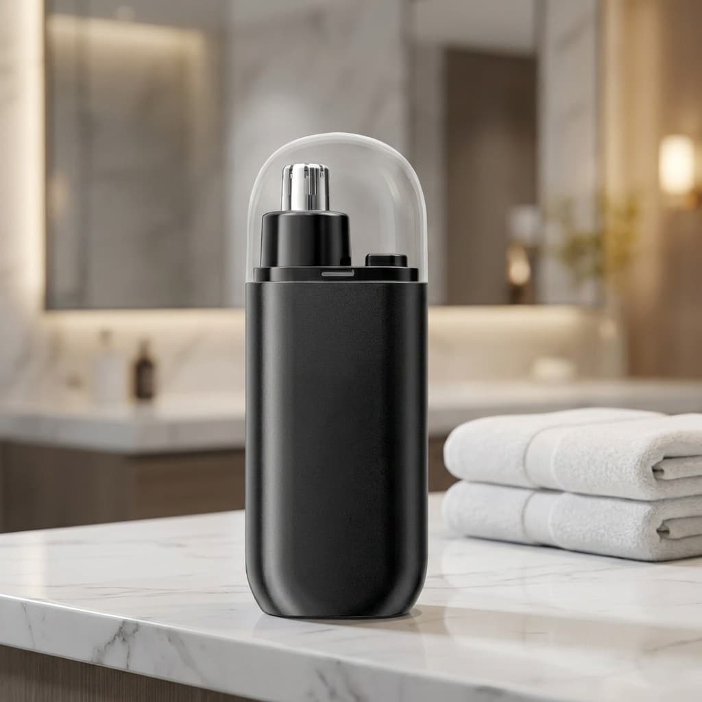 Aparador De Pelos Elétrico Recarregável USB Cortador De Pelos Nariz Orelha Rosto Portátil