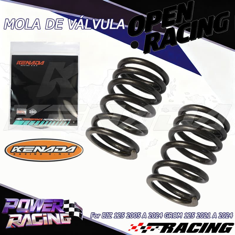 KENADA Válvula De Corrida Mola De Desempenho 1 Conjunto De 2 PCS Para WAVE 125 SUPER CUB C125 MSX 125 GROM MONKEY 125