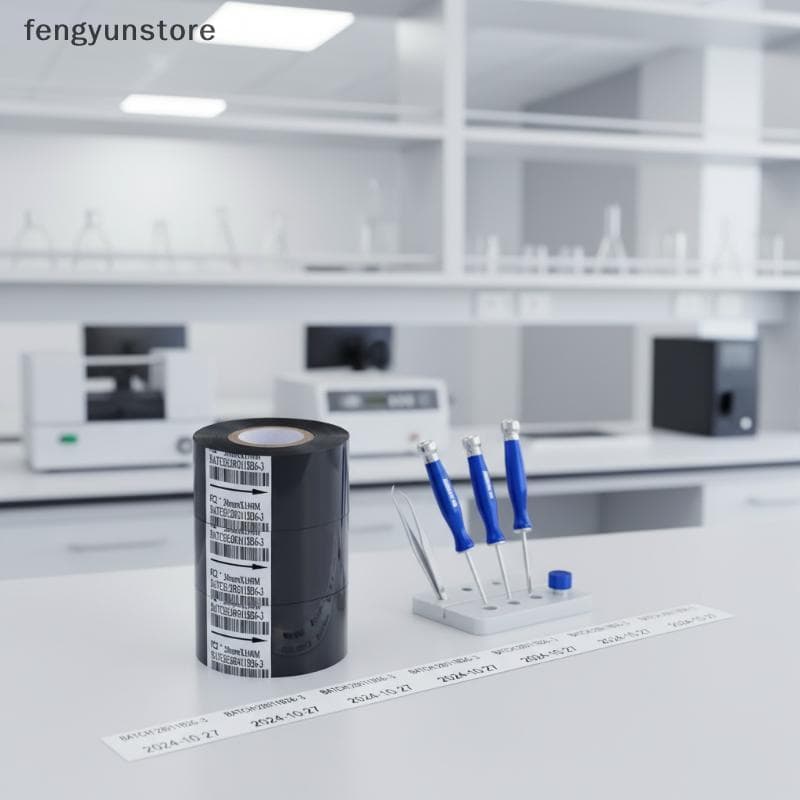 Fita De Impressão Térmica FC2 30mm * 100m Para Máquina De Estampagem , Transferência De Calor De Tinta , De Data De Prod