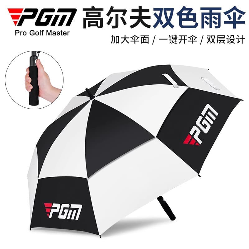 P PGM guarda-chuva de golfe Manual/automático guarda-sol duplo engrossado versão Extra grande guarda-chuva proteção cont