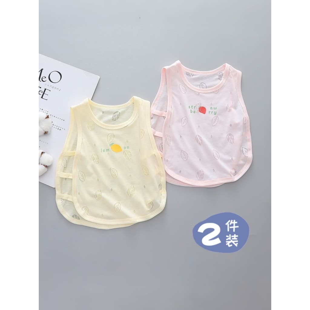 Infantil pequeno colete proteção da barriga bebê menina verão estilo fino roupas de verão estilingue bebê exterior Wear
