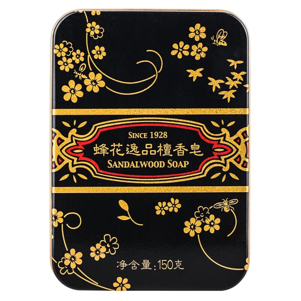 Yipin Sabonete de Sândalo 150g Hidratante Hidratante Lavagem Facial Banho Fragrância Limpa