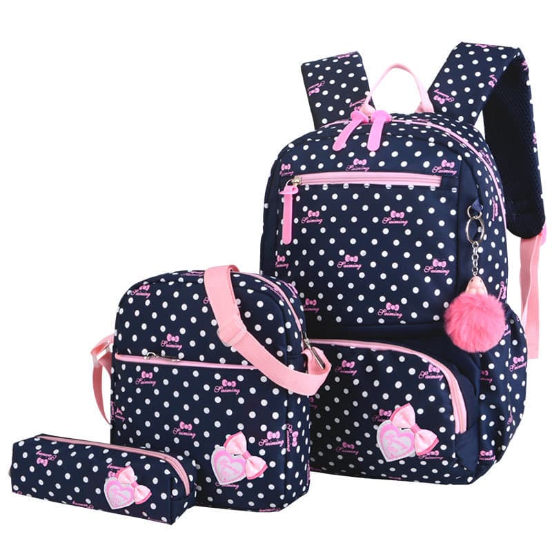 Mochila Infantil para as Séries 1-3-4-6, Idades 7-9-12, Versão Coreana para Meninas do Ensino Fundamental, Mochila Fofa