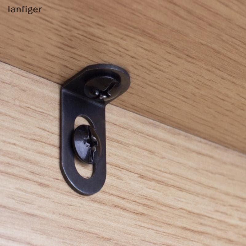 10 Peças Suportes De Canto De Metal Braets Ângulo Reto Em Forma De L Cinta Braet Bla
