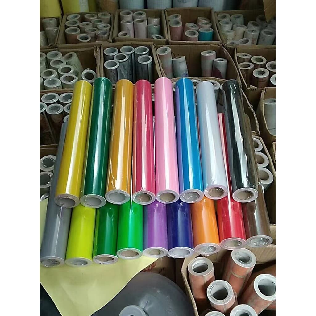 Papel de parede autoadesivo à prova d'água genuíno, cor sólida, dormitório estudantil, adesivos instantâneos, letras de