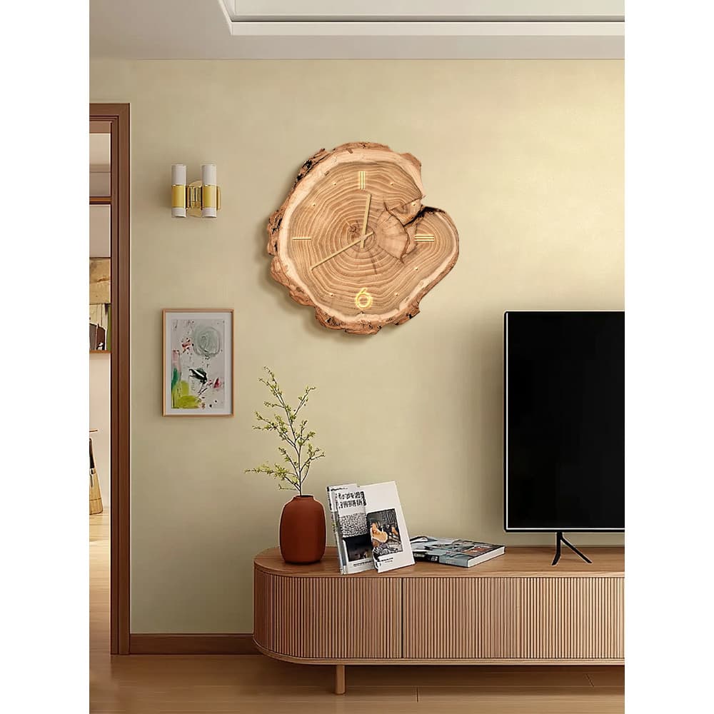Estilo silencioso sala de estar decoração relógio de parede minimalista arte restaurante criativo relógio 2025 novo esti