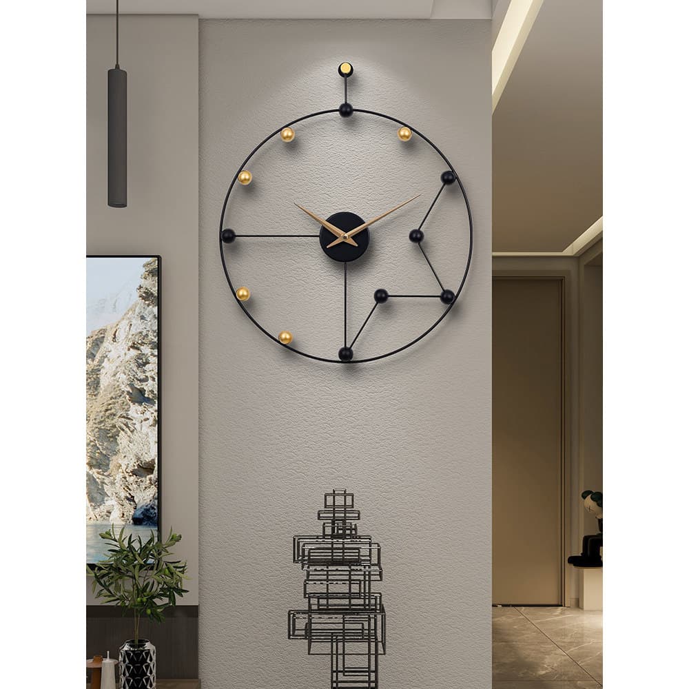 Relógio moderno sala de estar sala de jantar High-End simples relógio de parede pendurado influenciador criativo relógio