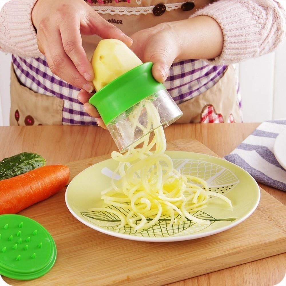 Fatiador De Vegetais , Espiral De Frutas Portátil Fácil De Limpar , Espiralizador De Alimentos Multifuncional Ajustável