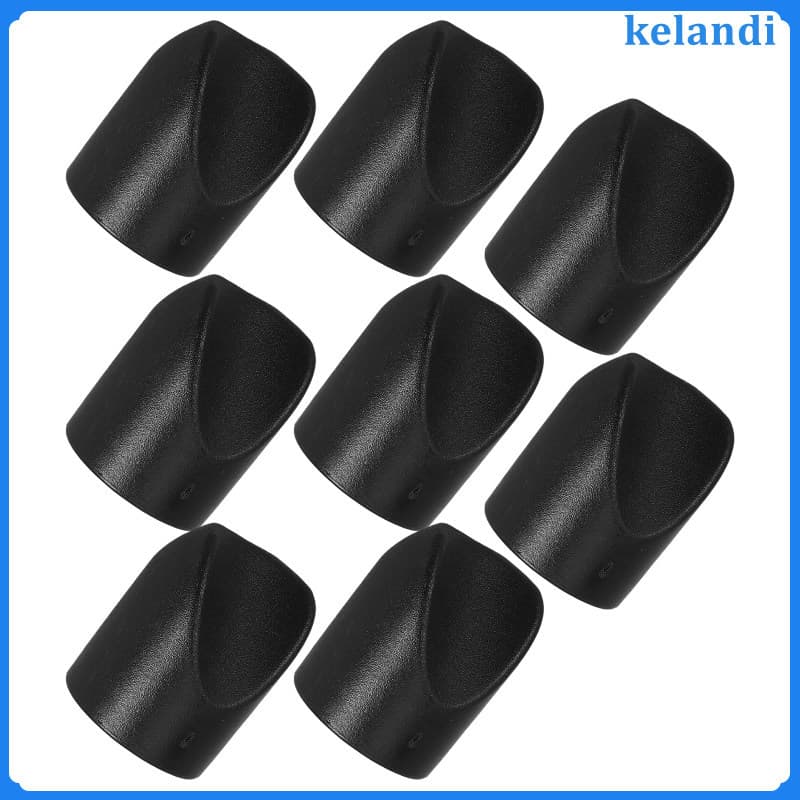 🎀 8pcs Cadeira Plástico Preto Proteção para Pé de Cadeira Resistentes