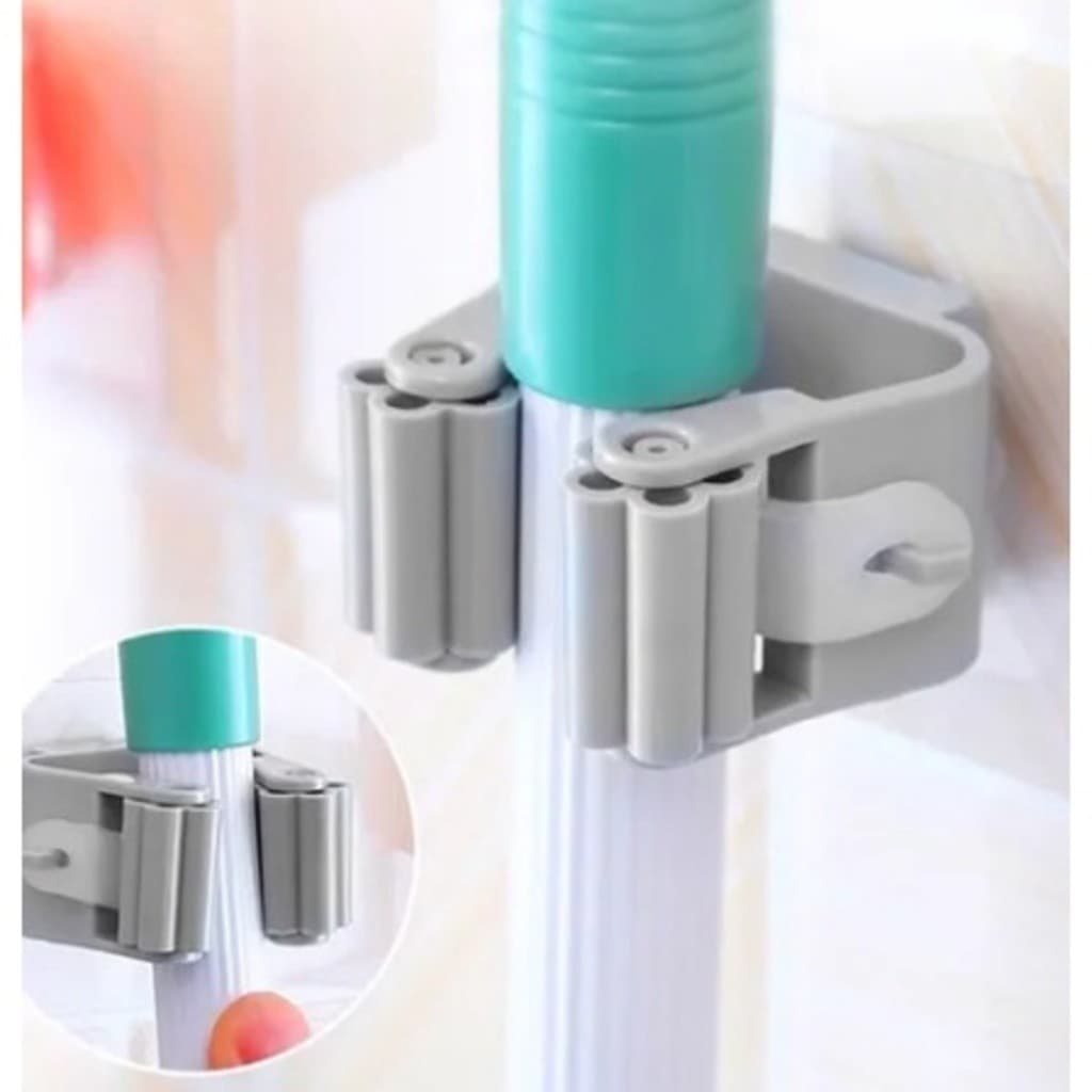 Cabide de Parede Pendurar Vassoura Rodo Pá Adesivo Suporta 3kg - Envio Imediato