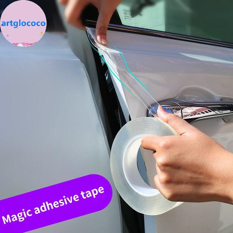 Artglococo Película Protetora Transparente Para Borda De Porta De Carro , Anti-Arranhões , Nano Fita Soleira-Malas , De