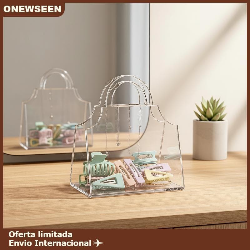 5pcs Acrílico Mini Caixas De Joias Transparentes Display Portátil