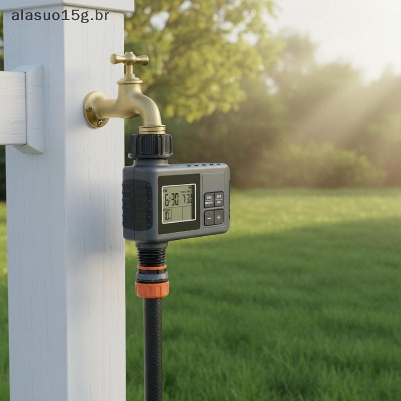 Temporizador De Água Automático Inteligente Sistema De Irrigação Movido A Energia Solar IP65 À Prova Dip65 Sprinkler Par