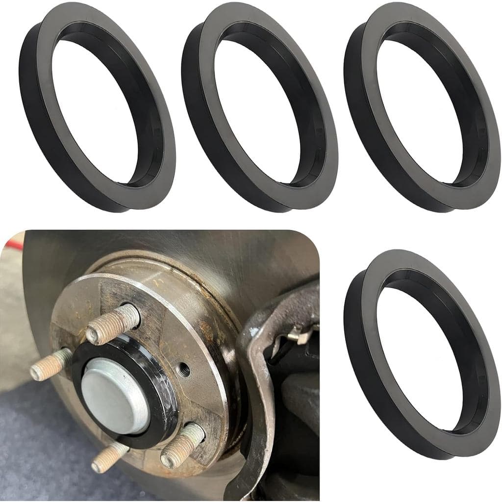 4 Peças de Anel Redutor de Centro de Roda para Carro, 73.1mm-60.1mm, Anel Adaptador de Plástico, Preenche Lacunas para E