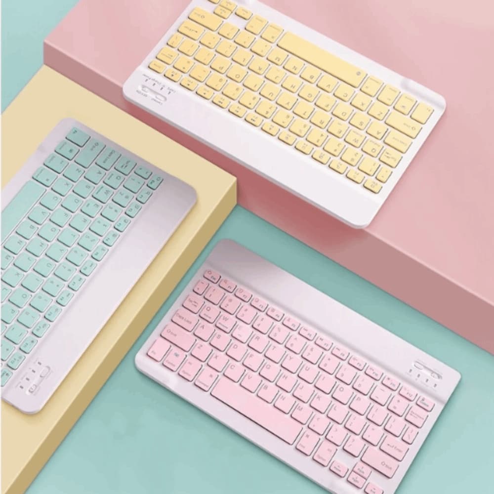 Teclado Bluetooth FIWICKA , Mini Sem Fio De 10 Polegadas , Portátil Leve E De Design Fino