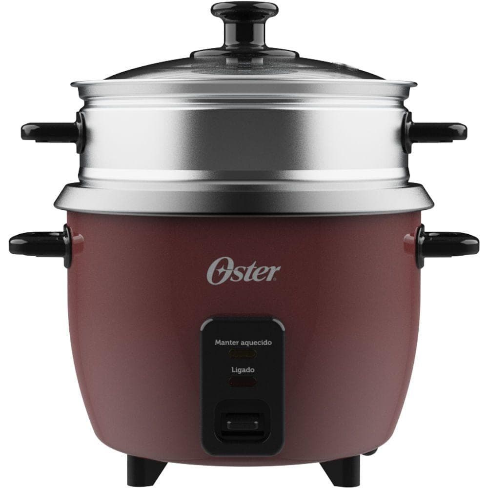 Panela Elétrica De Arroz 1L Oster Bordô 110V