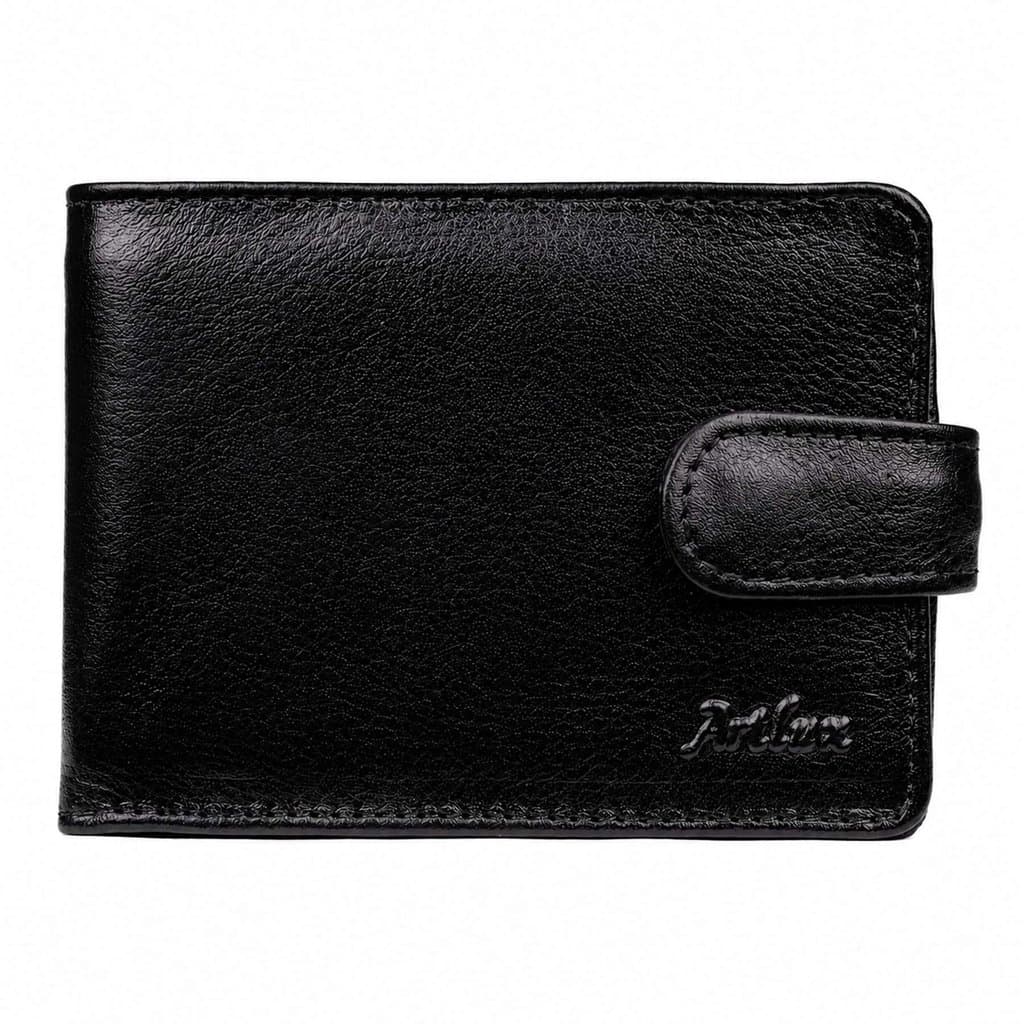 Carteira Masculina Artlux 3083 em Couro com RFID e Porta-RG 9x12 cm