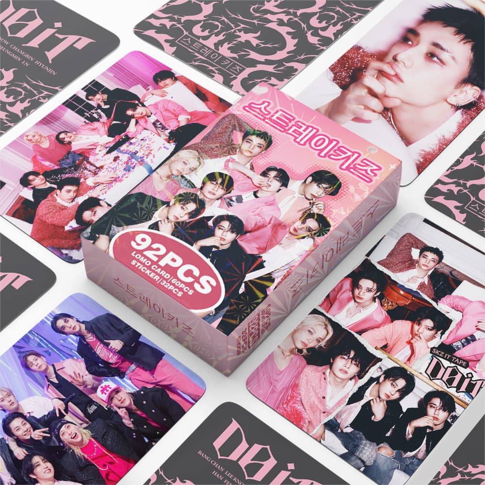 92 Unidades Stray Kids DO IT Novo Suporte Para Cartões Fotográficos Adesivos Lomo Colecionáveis