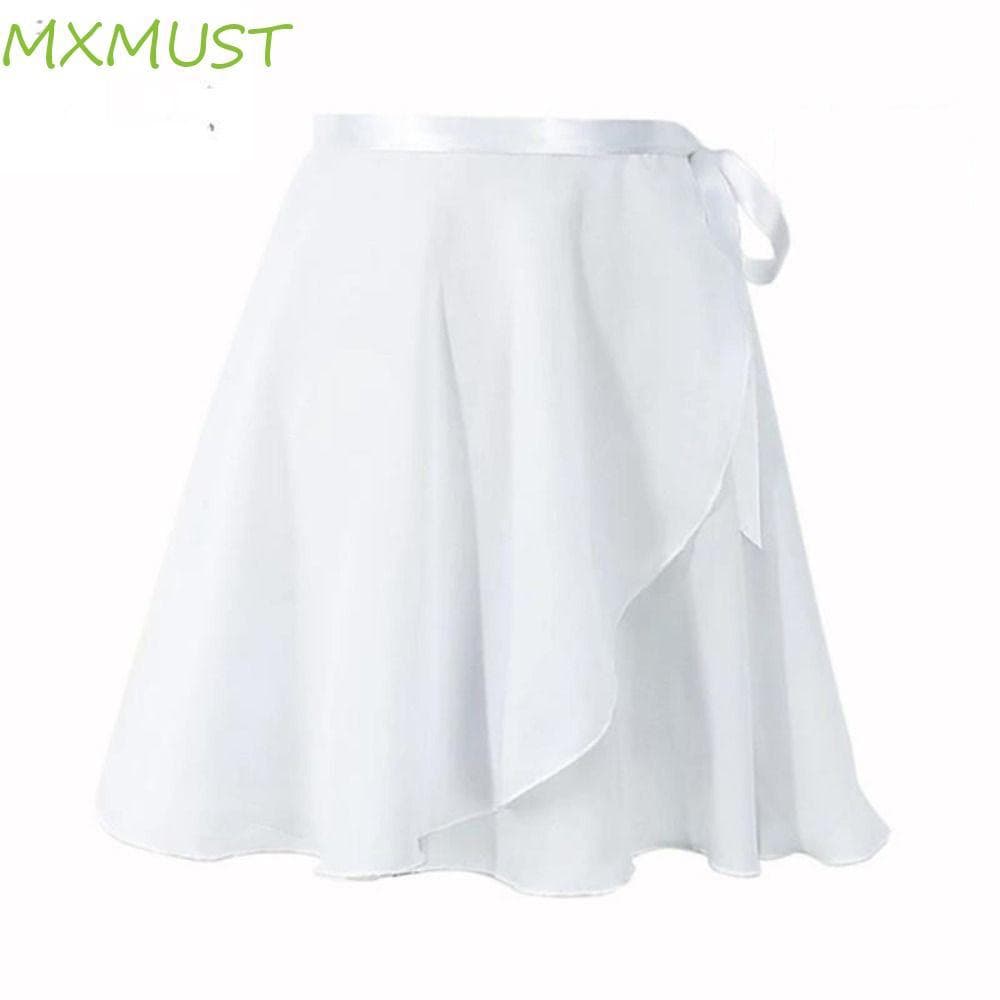 MXMUST Saia De Dança De Balé , Tutu Elástica De Chiffon De Alta Qualidade Collant