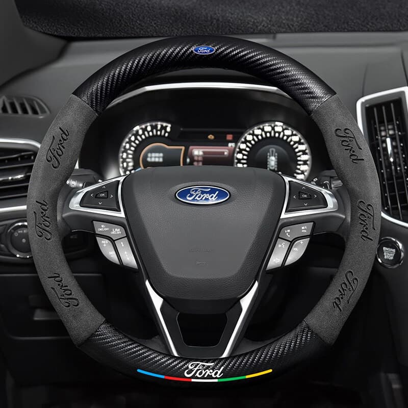 Capa para Volante de Carro para Ford Ranger, Fiesta, Escape, EcoSport, Focus, F-150, Mustang, Mondeo, Road Driver, S-Max