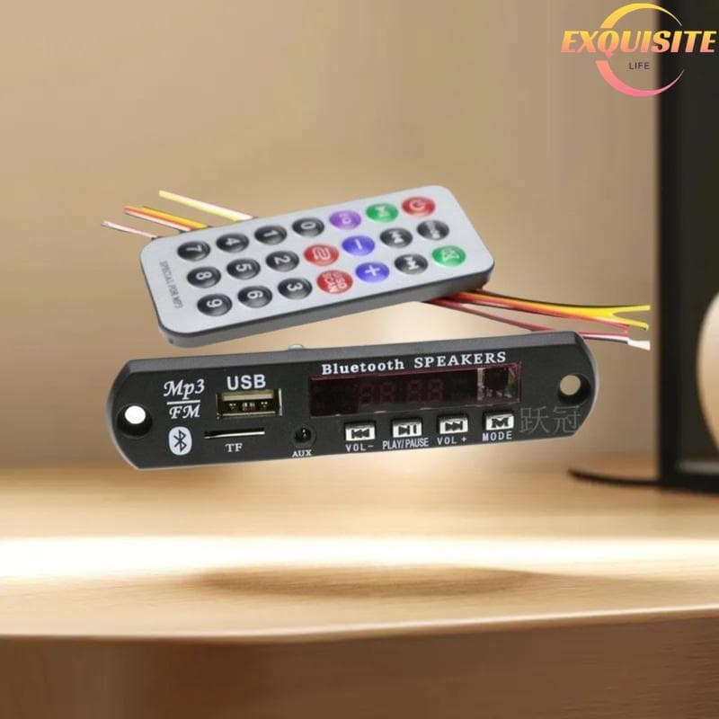 [EL-t] 1 Conjunto 12V Sem Fio 5.0 120W Amplificador MP3 Player Placa Decodificadora Áudio Do Carro USB TF Rádio FM Grava