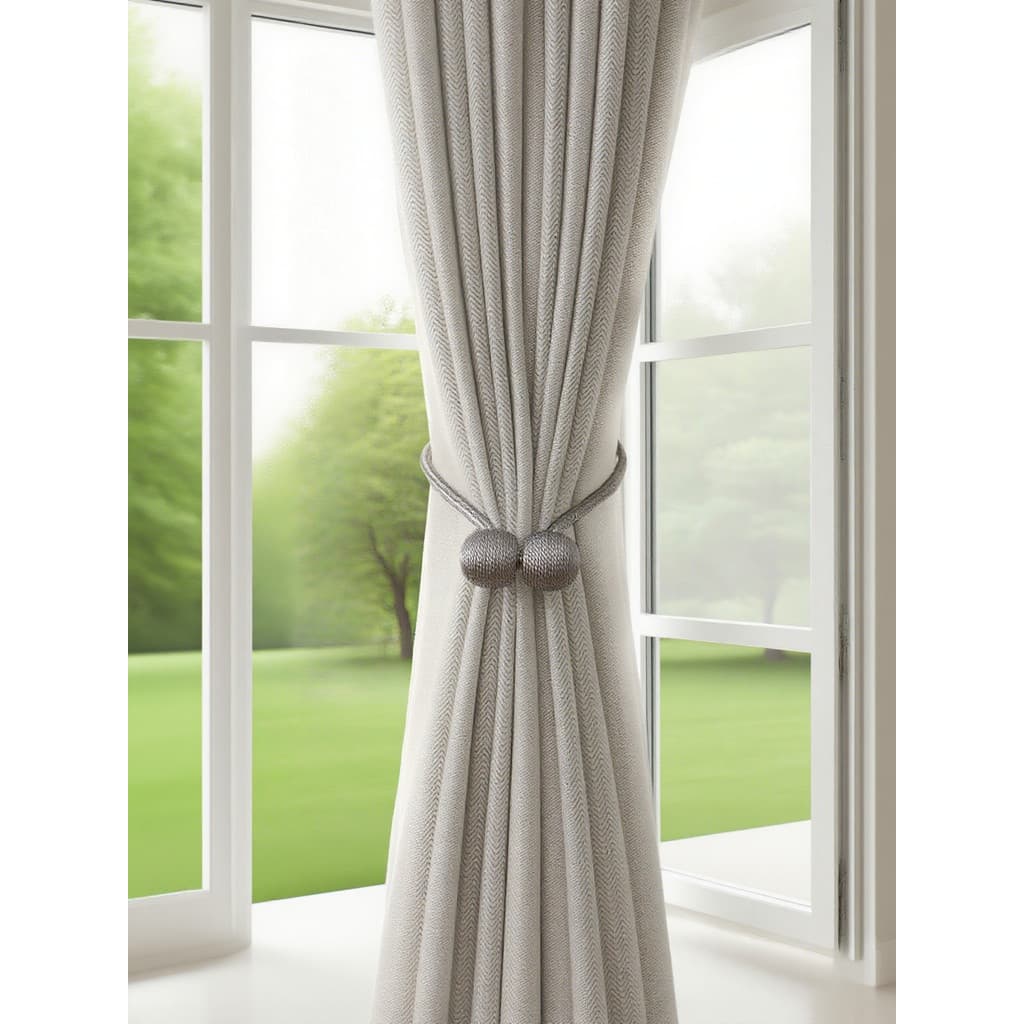 Cortina amarrada par luz luxo High-End decoração forte cortina magnética fivela gravata ornamentos Push-up