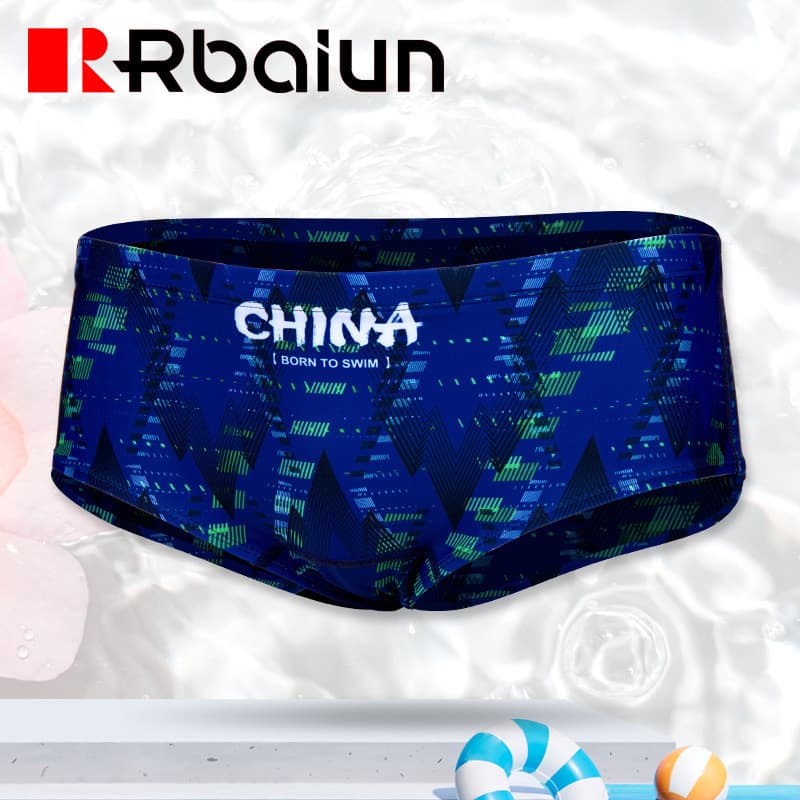 Cuecas masculinas treinamento profissional corrida competição roupa de banho novo estilo troncos de natação pequeno Boxe