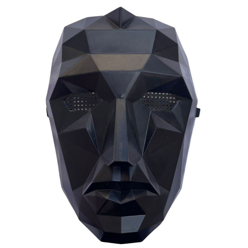 Máscara R 6 Leader Preta, Fantasia de Cosplay Coreana, Fantasia de Carnaval, Material Plástico, Rosto Inteiro, Acessório