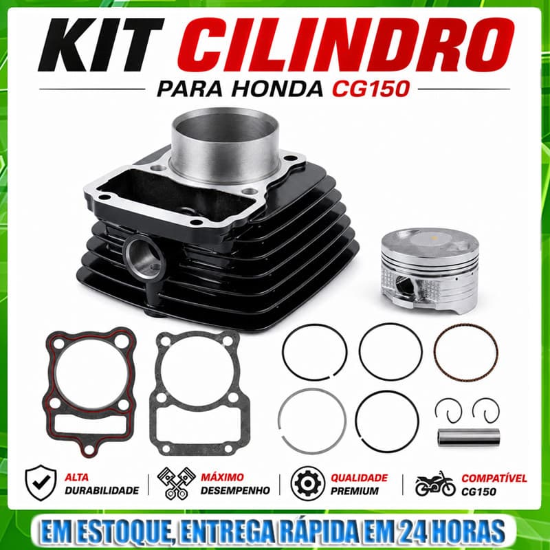 Kit Cilindro Motor Cg 150 Titan 150 Ventilador 150 Bros 150