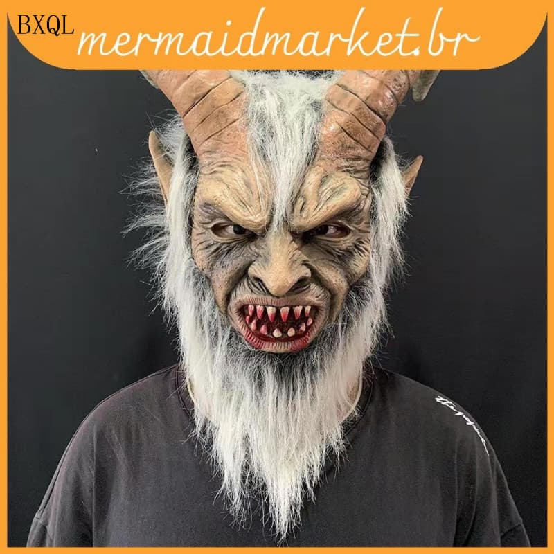 O Medo Exala Horror Com Esta Máscara Realista de Cosplay do Lúcifer EBNM