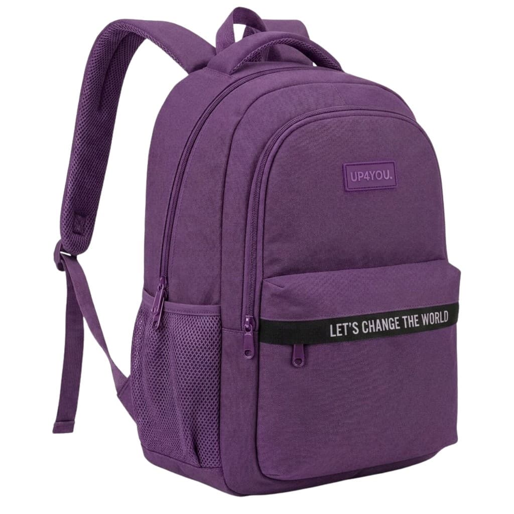 Mochila Costas UP4YOU Escolar Juvenil Universitaria Roxo