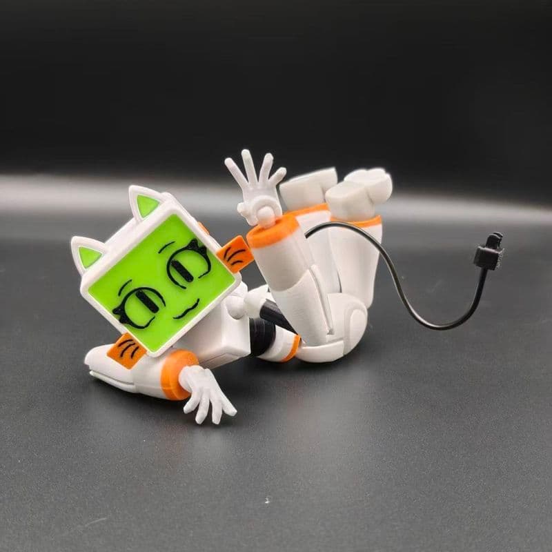 . 0 Hakimi Impressão 3d Articulação Elétrica Móvel Visual Orelhas de Gato Humano 2 em 13 Mãe Carb