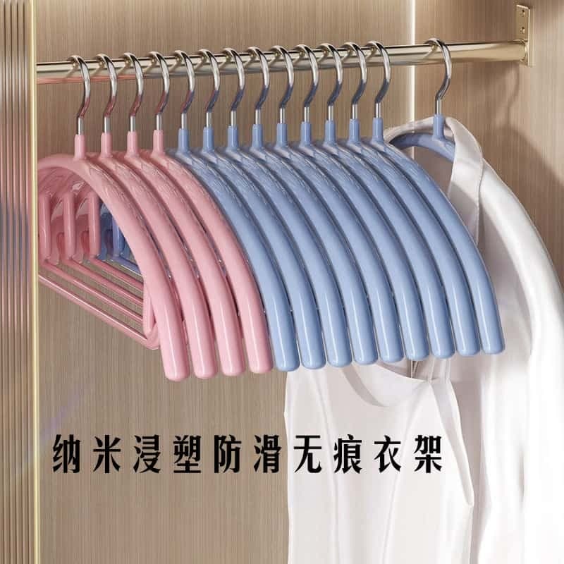 Rack de secagem doméstico, sem marcação, canto anti-ombro, antiderrapante, cabide de roupas, cabide de roupas