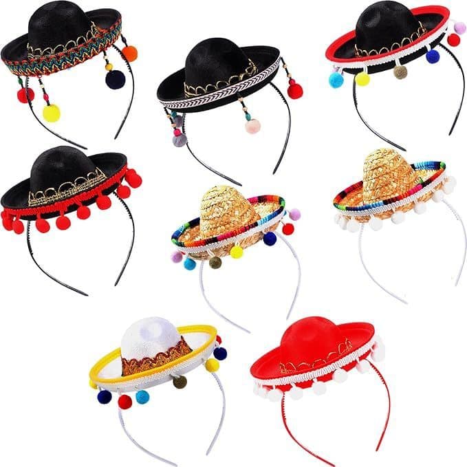 Carnaval Halloween Chapéu Festa Tiara Mexicano Para Animais De Estimação