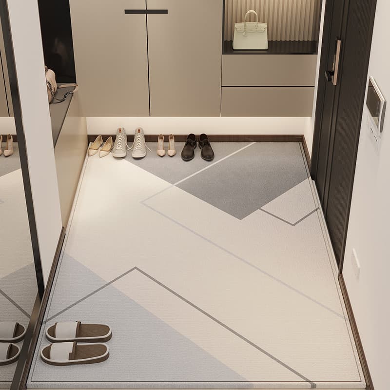 Tapete moderno e simples para porta de entrada, entrada, absorção de água, entrada, pé