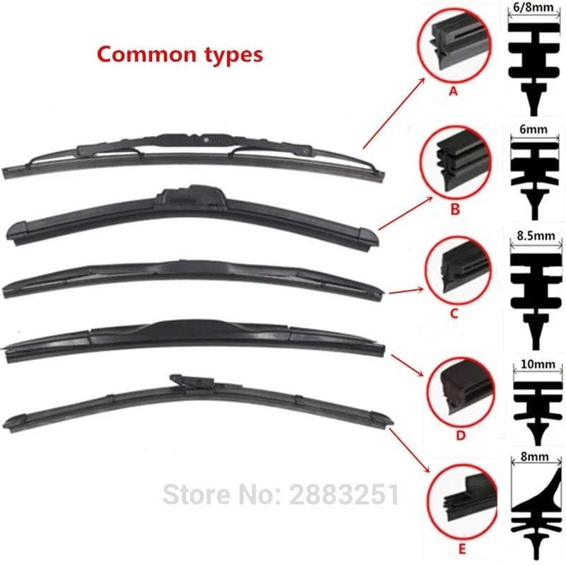 1x Recarga De Tira De Borracha De Limpador Para SUBARU Forester XV Impreza Outback BRZ Acessórios De Limpadores