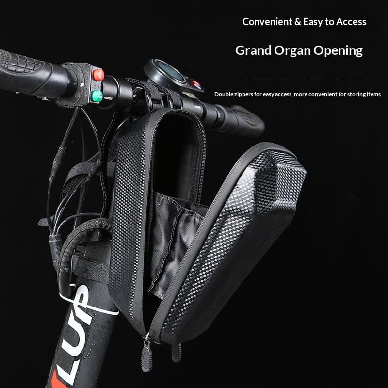 Scooter frontal Bolsa bicicleta Bolsa bicicleta elétrica Bolsa esportes ao ar livre de grande capacidade Bolsa