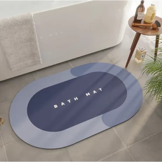 Tapete Super Absorvente Antiderrapante Secagem Rápida para Banheiro Cozinha Lavabo