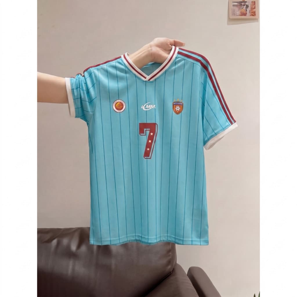 Americano Retro contraste cor com decote em V listrado de manga curta camiseta feminina verão solto estilo esportivo cam