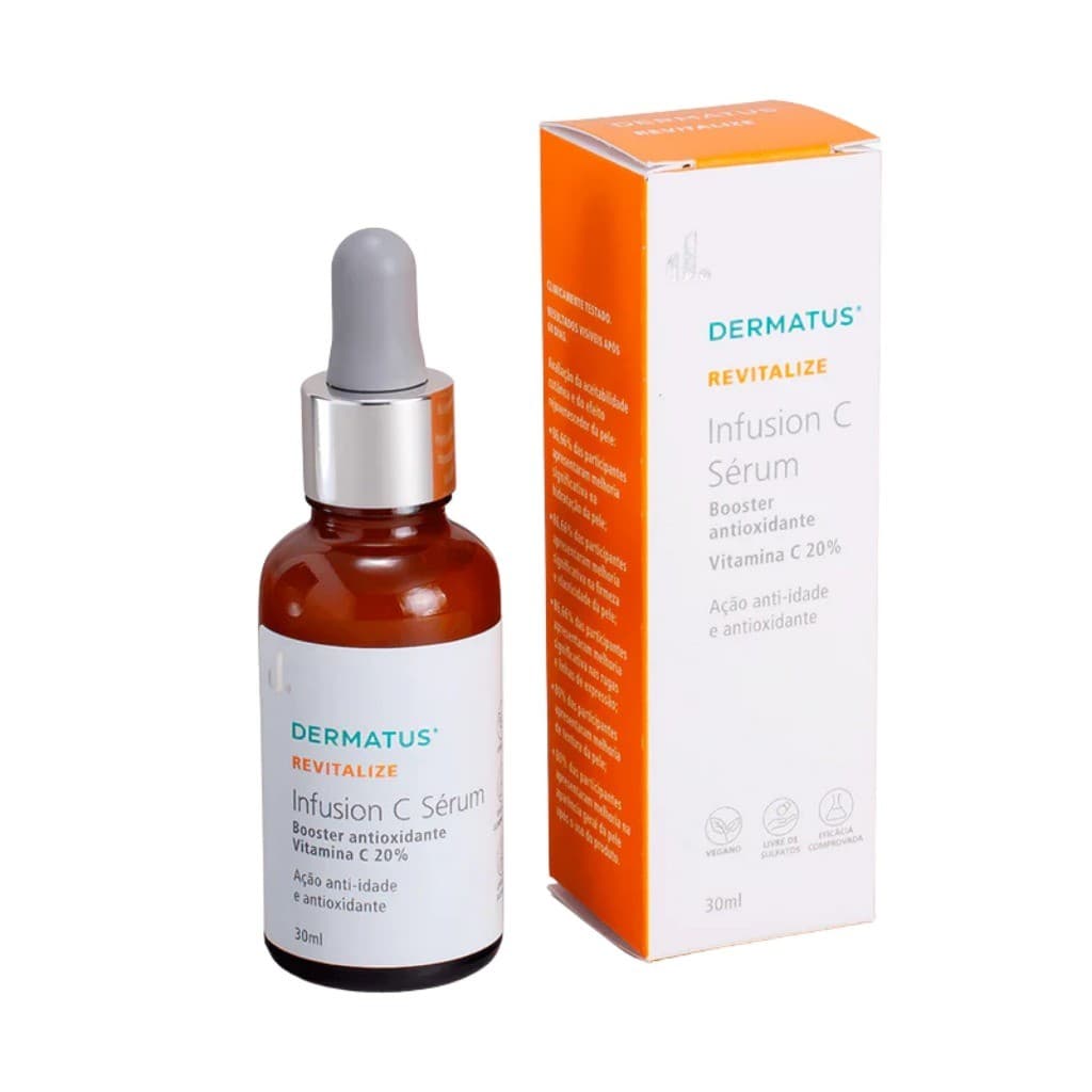 Revitalize Infusion C Concentrado de Vitamina C 20% tratamento do envelhecimento rosto todos os tipos de pele