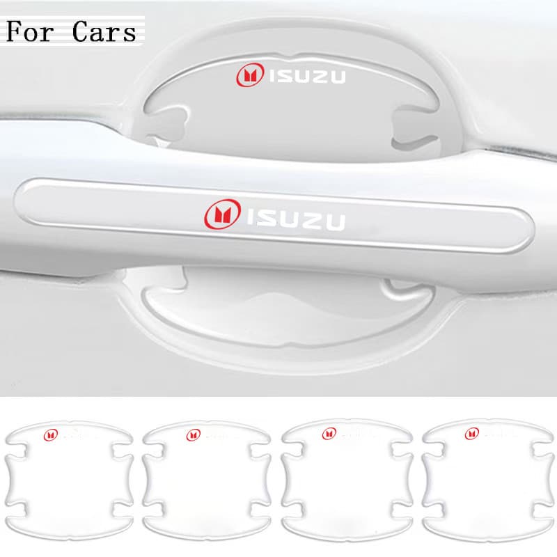 Kit ISUZU Adesivo Transparente de Proteção para Maçanetas de Portas