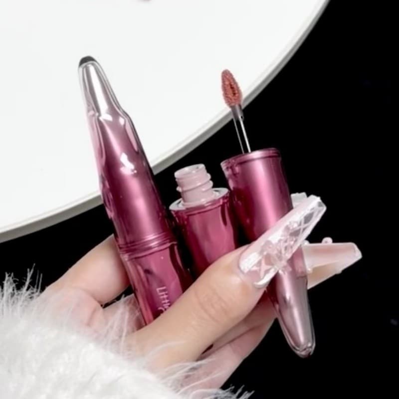 Little Austin Light Nublado Lama Labial Série de Frutas Vermelhas Copo Antiaderente Branqueador Não É Fácil de Borrar Es