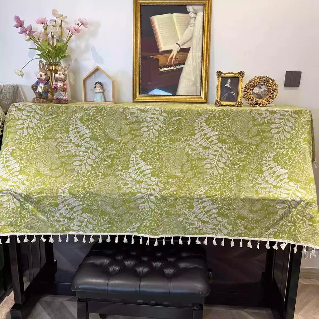 YHMBY827 Estilo Nórdico Piano Universal Simples Meia Capa Luz Luxo High-End Anti-poeira Capa